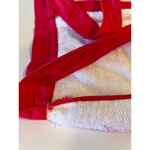 Christmas Candle & Holly Terry Vintage Half-Apron - Picture 7 of 9